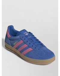 adidas Originals - Suede Sneakers Contrast Stripes Rubber Sole - Lyst