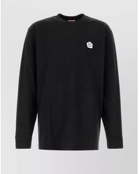 KENZO - Crew Neck Graphic Print Long Sleeves T-Shirt - Lyst