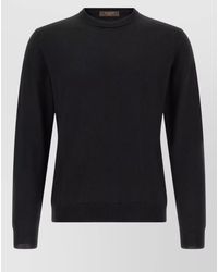 Zanone - Virgin Wool Crew Neck Sweater - Lyst