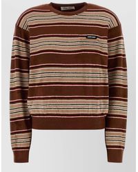 Miu Miu - Chenille Embroidered Jumper - Lyst