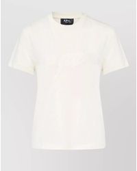 A.P.C. - Cotton Regular-Fit Short-Sleeve T-Shirt - Lyst