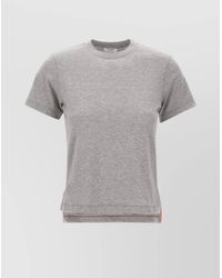 Thom Browne - Cotton Relaxed-Fit Short-Sleeve T-Shirt - Lyst