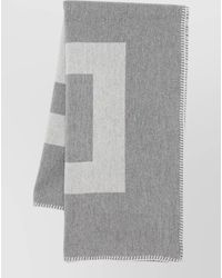 Givenchy - Large Scarf Contrasting Border Geometric Pattern - Lyst