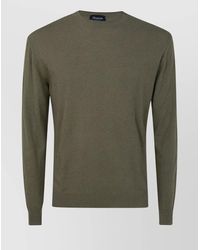 Drumohr - Fine-Knit Long-Sleeve Crew-Neck Jumper - Lyst