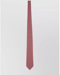 Ferragamo - Geometric Pattern Slim Shape Bow Tie - Lyst
