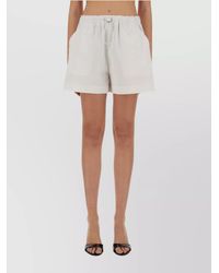 Moschino - Wide-Leg Knee-Length Shorts - Lyst