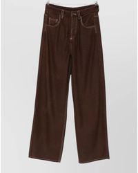 Uma Wang - Wool Wide-Leg High-Rise Trousers - Lyst