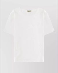 Herno - Short Sleeve Top Round Neck Design - Lyst