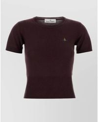 Vivienne Westwood - Wool Bea Sweater Crew Neck Short Sleeves - Lyst