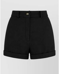 Elisabetta Franchi - Tailored Shorts Belt Loops And Pockets - Lyst