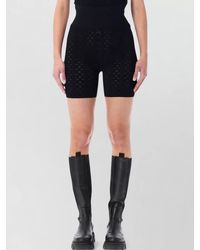JW Anderson - Pointelle Knit Fitted Cycle Shorts - Lyst