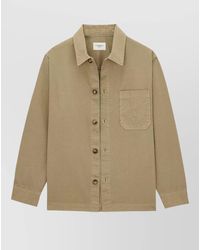 Saint Laurent - Cotton Shirt Jacket - Lyst