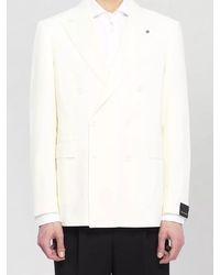 Tagliatore - Virgin Wool Double-Breasted Suit Jacket - Lyst