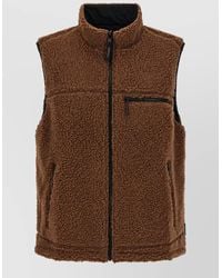 Gramicci - Reversible Sherpa Fleece Turtleneck Vest - Lyst