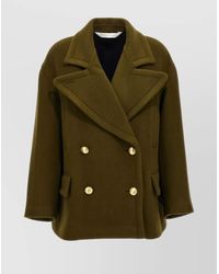 Palm Angels - Double Breasted Coat - Lyst