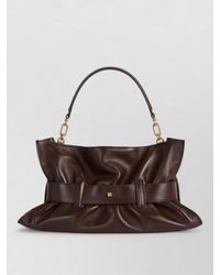 Balmain - Anthem Medium Leather Clutch Bag - Lyst