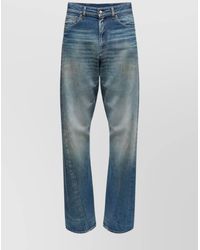 MM6 by Maison Margiela - Denim Straight-Leg Jeans - Lyst
