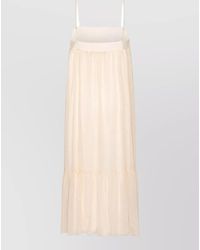 ROTATE BIRGER CHRISTENSEN - Chiffon A Line Dress Tiered Skirt - Lyst