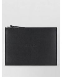 Givenchy - Calf Leather Antigona Stamped Padded Clutch Bag - Lyst