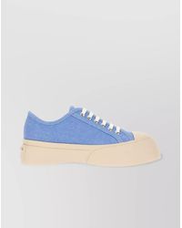 Marni - Denim Low-Top Sneakers - Lyst