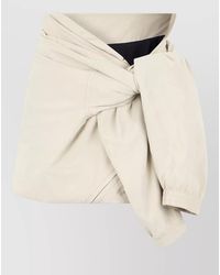 Balenciaga - Technical Wrap Shorts Skirt Side Knot - Lyst