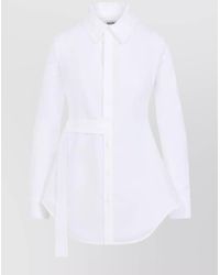 Jean Paul Gaultier - Cotton Strap Detail Shirt - Lyst