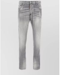 DSquared² - Cotton Straight-Leg Jeans - Lyst