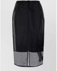 Cecilie Bahnsen - Silk Blend Fitted Skirt - Lyst