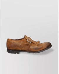 Church's - Loafers With Buckle And Fringe Detail - Lyst