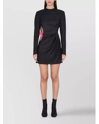 Acne Studios - Wool Mini Dress - Lyst