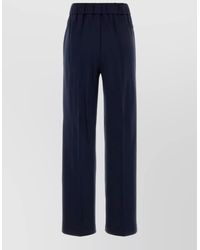 Moncler - Stretch Nylon Blend Lounge Wide Leg Pant - Lyst