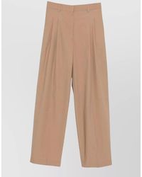 Cellar Door - Wendy Pants Wide Leg Belt Loops - Lyst