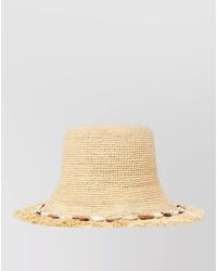 Alanui - Raffia Shell-Embellished Sun Hat - Lyst