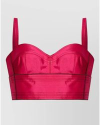 Tory Burch - Silk Bra Top Sweetheart Neckline Straps - Lyst