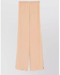 forte_forte - Elasticated-Waist Wide-Leg Trousers - Lyst