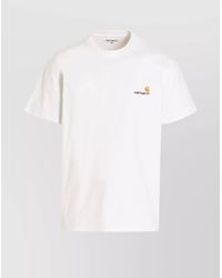 Carhartt - Organic Cotton Logo-Embroidered Short-Sleeve T-Shirt - Lyst
