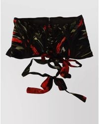 Dolce & Gabbana - Floral-Print Silk Corset Top - Lyst