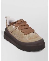 UGG - Suede Leather Low-Top Sneakers - Lyst