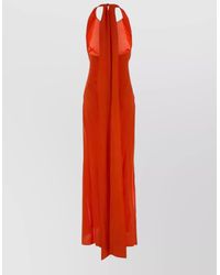Blumarine - Viscose Maxi Dress - Lyst