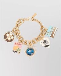 Chloé - Chain Link Bracelet Charm Pendant Design - Lyst