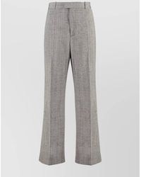 Bottega Veneta - Silk Wide-Leg Trousers - Lyst