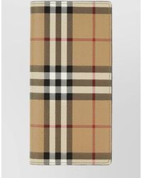 Burberry - Printed Canvas Wallet - Lyst