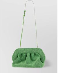THEMOIRÈ - Adjustable Strap Gathered Textured Shoulder Bag - Lyst