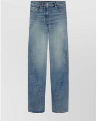 Versace - Cotton Straight-Leg Trousers - Lyst