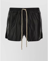 Rick Owens - Boxers' Shorts With Elastic Waistband And Side Slits - Lyst