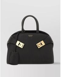 Ferragamo - The Hug Bag Mini Leather Cross-Body Bag - Lyst