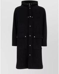 Aspesi - Drawstring Buttoned Parka - Lyst