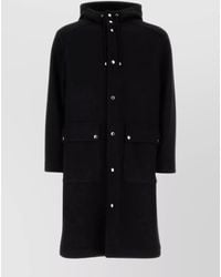 Aspesi - Drawstring Buttoned Parka - Lyst