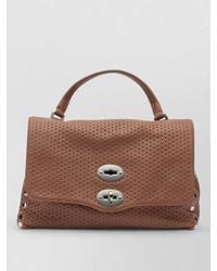 Zanellato - Shoulder Bag Perforated Texture Top Handle - Lyst