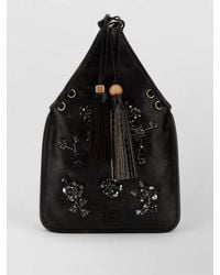 Miu Miu - Na Nappa Leather Bucket Bag - Lyst